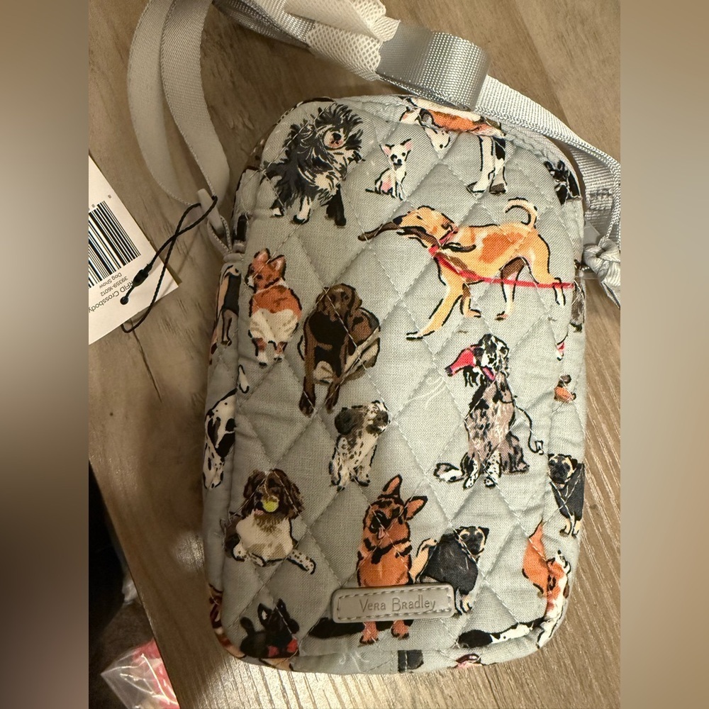 Vera Bradley RFID Mini Hipster 🐕 DOG SHOW Crossbody Purse Bag V239A New - Picture 4 of 8